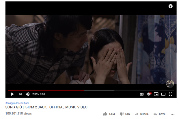 10 MV cán mốc 100 triệu view nhanh nhất Vpop: Sơn Tùng M-TP, Jack & K-ICM nắm trùm, 1 nhân vật mới debut và 1 nhân vật số nhọ gây bất ngờ - Ảnh 4.