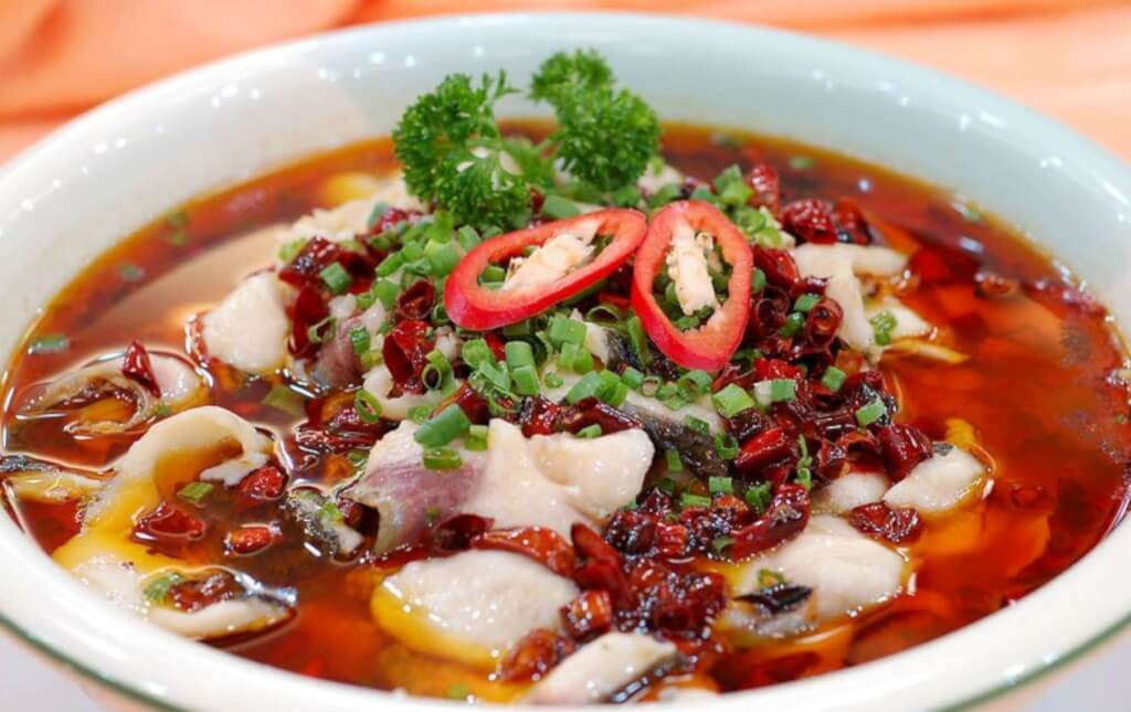 Hội nghiện ăn cay" sẽ phát cuồng ngay khi thấy món món ăn Shui zhu yu của Tứ  Xuyên